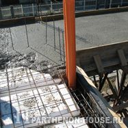 Монтаж пенополистирольных элементов опалубки